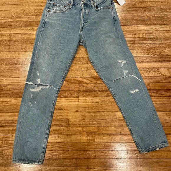 AGOLDE Jamie High Rise Classic Jeans in Shakedown - Picture 4 of 8